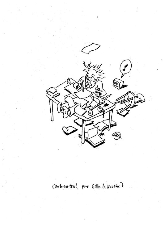 Les archives du  dessinateur Willem à la BNF