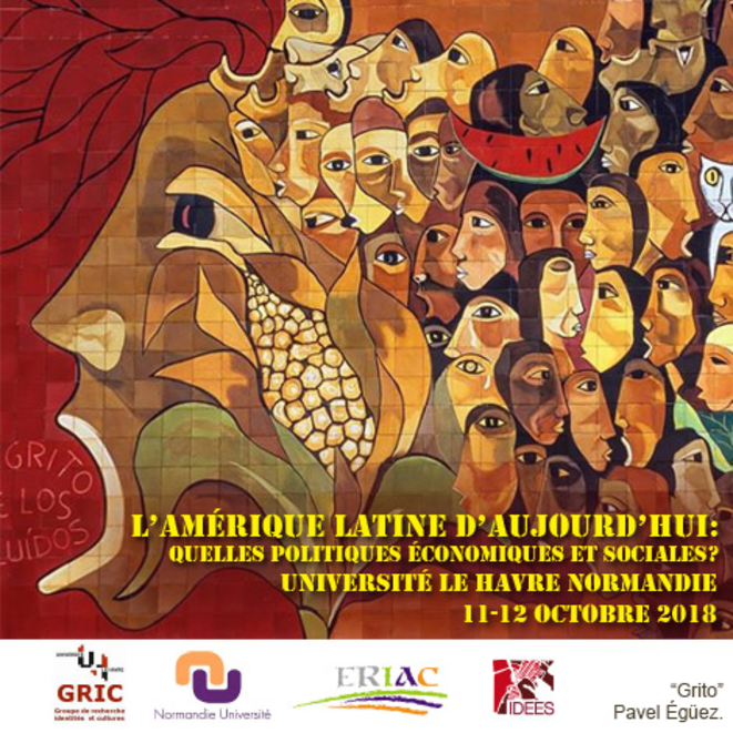 Colloque sur les politiques économiques et sociales actuelles en Amérique Latine : 11 et 12 octobre 2018.