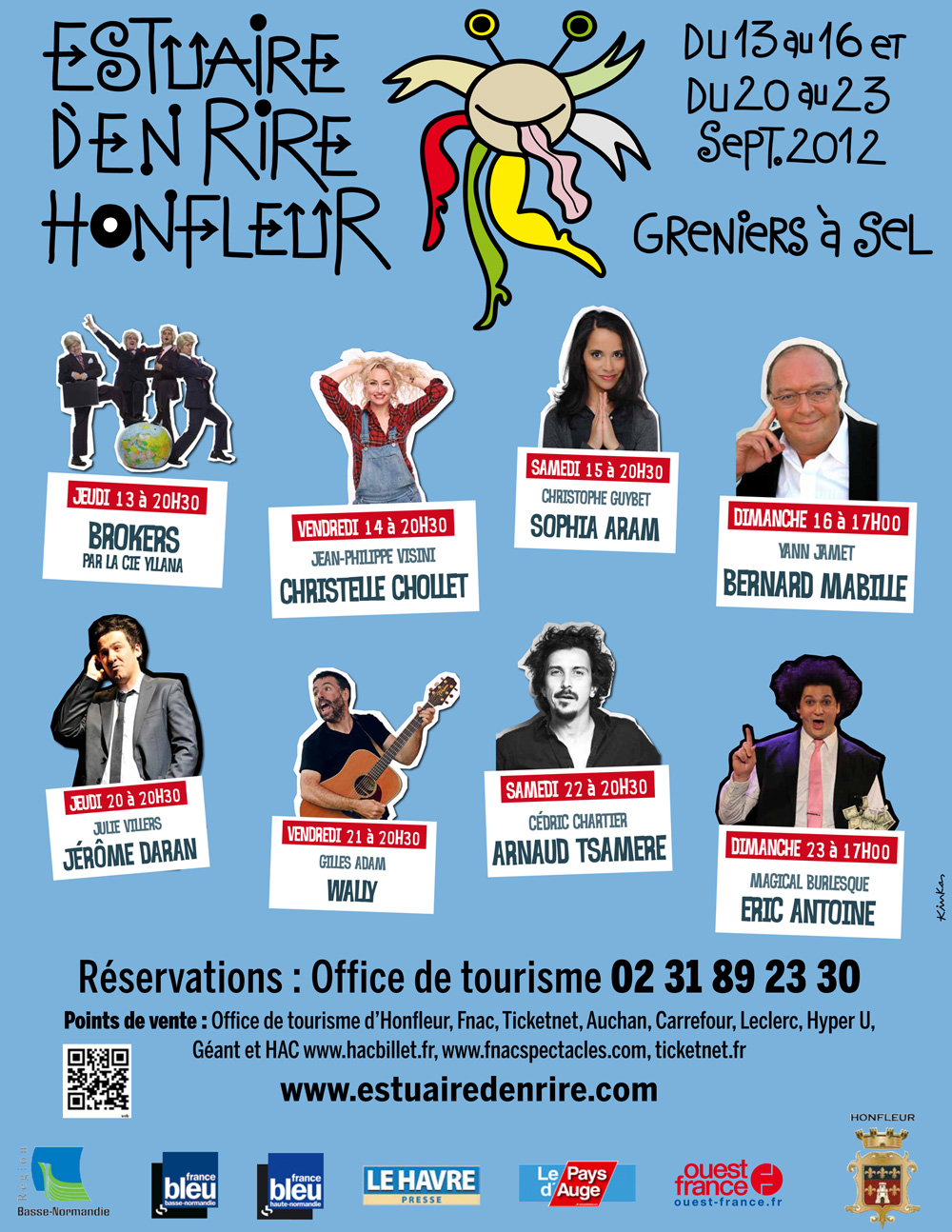 19ème Festival d&rsquo;humour ESTUAIRE D&rsquo;EN RIRE à Honfleur