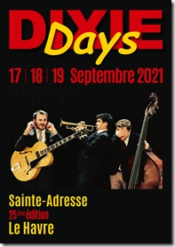« Dixie Days 2021»: report en septembre de la 25ème édition du festival de jazz
