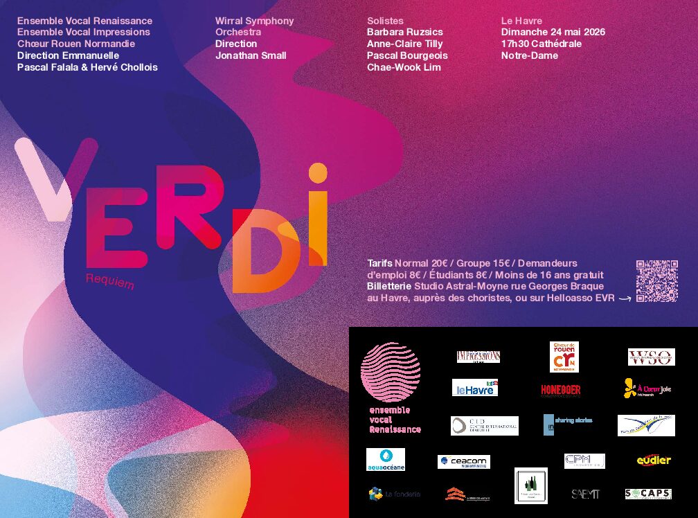 Requiem de Verdi.  24 mai à 17h30 Cathédrale du Havre