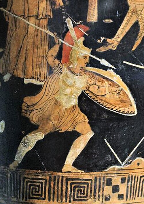 achilles fighting against memnon leiden rijksmuseum voor oudheden