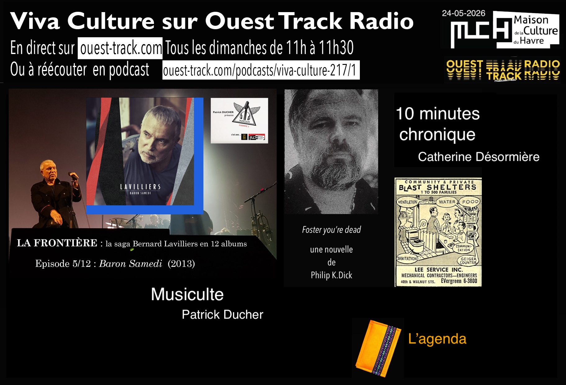 VIVACULTURE 24 MAI 2026 OUEST TRACK RADIO